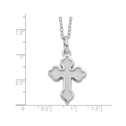 SE Welcome Home Cross Ash Holder | Rhodium Plated Sterling Silver | Sentimental Expressions