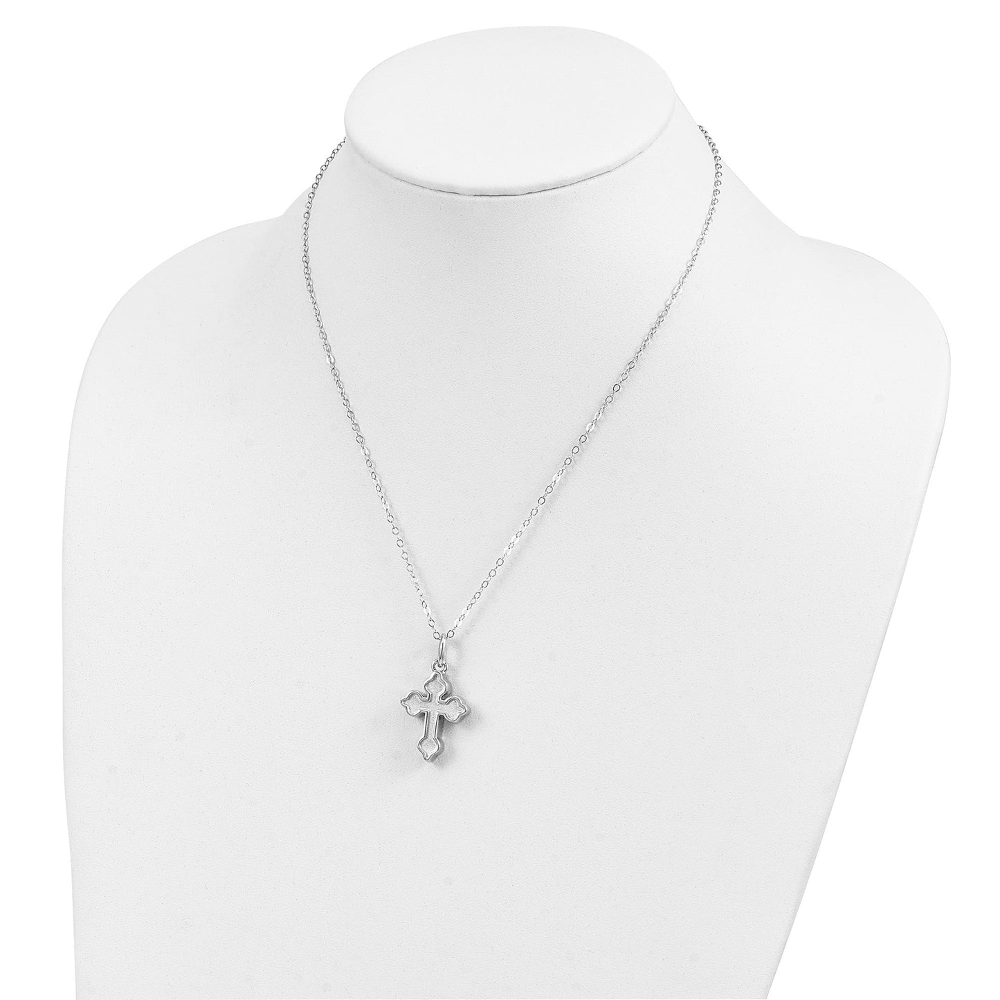 SE Welcome Home Cross Ash Holder | Rhodium Plated Sterling Silver | Sentimental Expressions