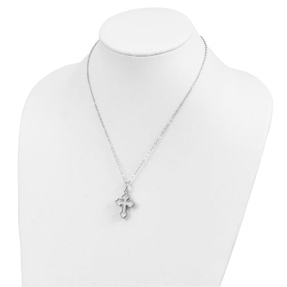 SE Welcome Home Cross Ash Holder | Rhodium Plated Sterling Silver | Sentimental Expressions