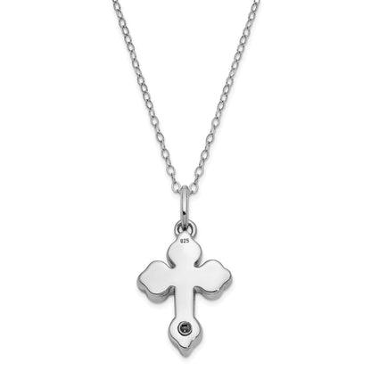 SE Welcome Home Cross Ash Holder | Rhodium Plated Sterling Silver | Sentimental Expressions