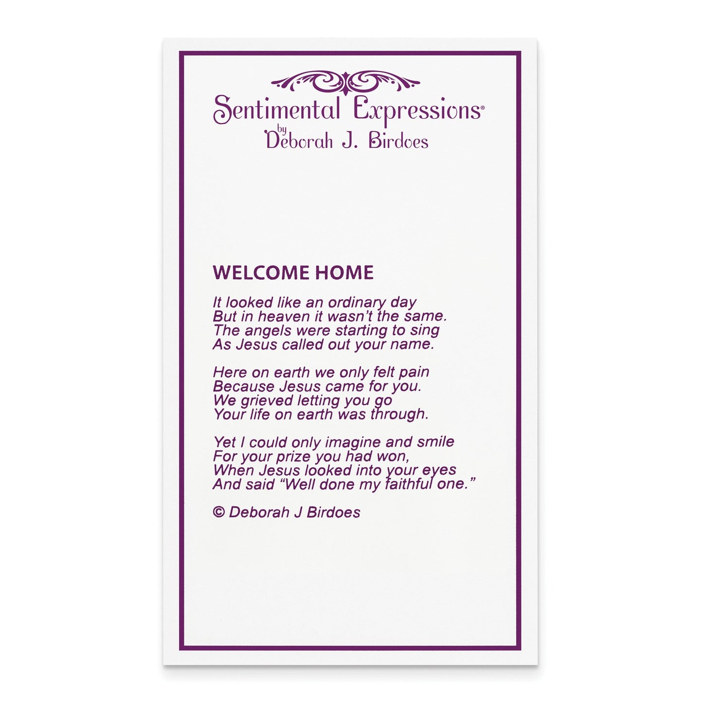 SE Welcome Home Cross Ash Holder | Rhodium Plated Sterling Silver | Sentimental Expressions