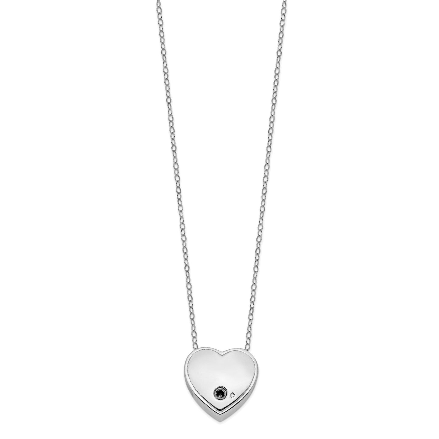 Missing You Ash Holder | Rhodium Plated Sterling Silver | Sentimental Expressions