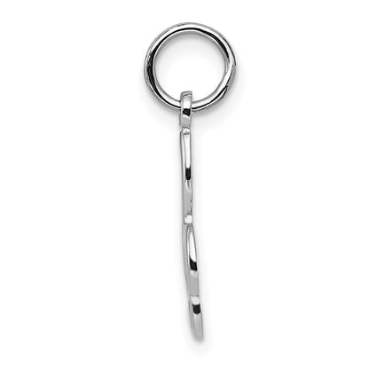 GCM 14k White Gold Treble Clef Charm