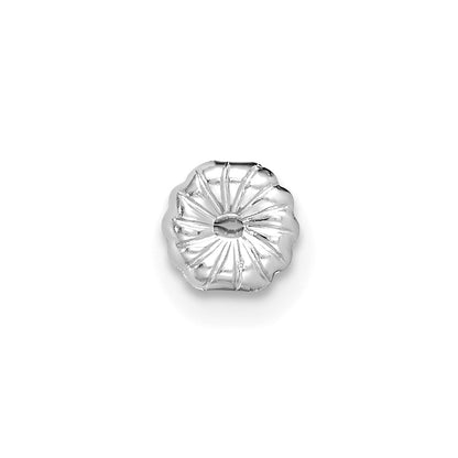 14k White Gold 3/4 carat Lab Grown Diamond VS+ F+ Round Complete Three Prong Stud Earrings