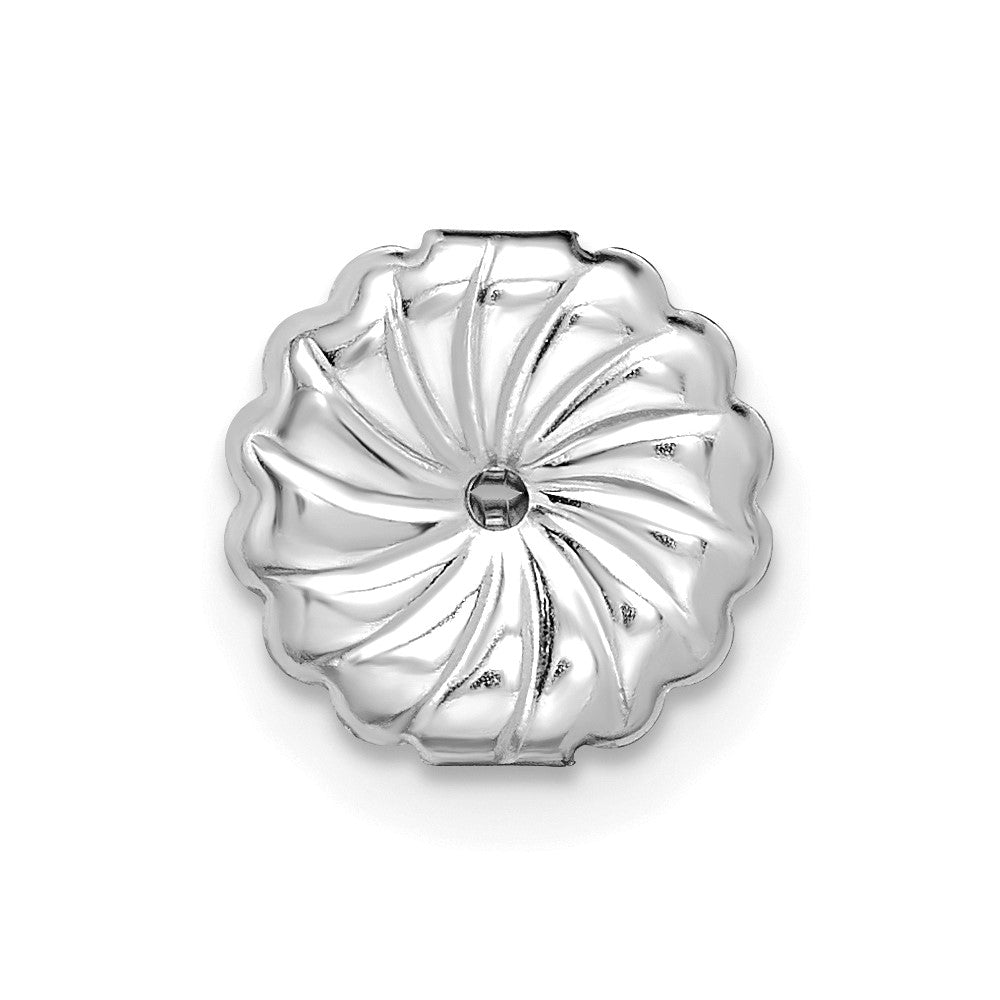 LGWE 14k White Gold 4 carat Lab Grown Diamond VS/SI+ G+ Round Complete Three Prong Stud Earrings