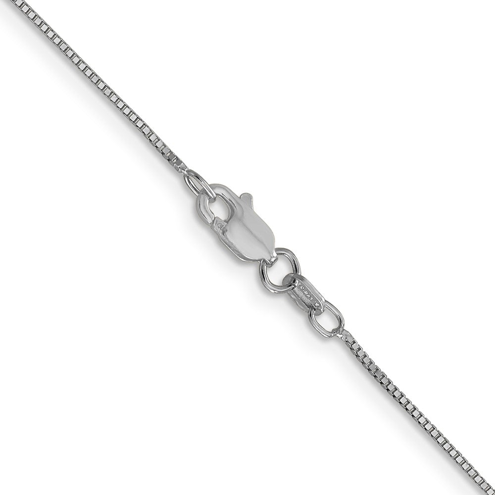 GC 14K White Gold 18 inch .7mm Box with Lobster Clasp Chain