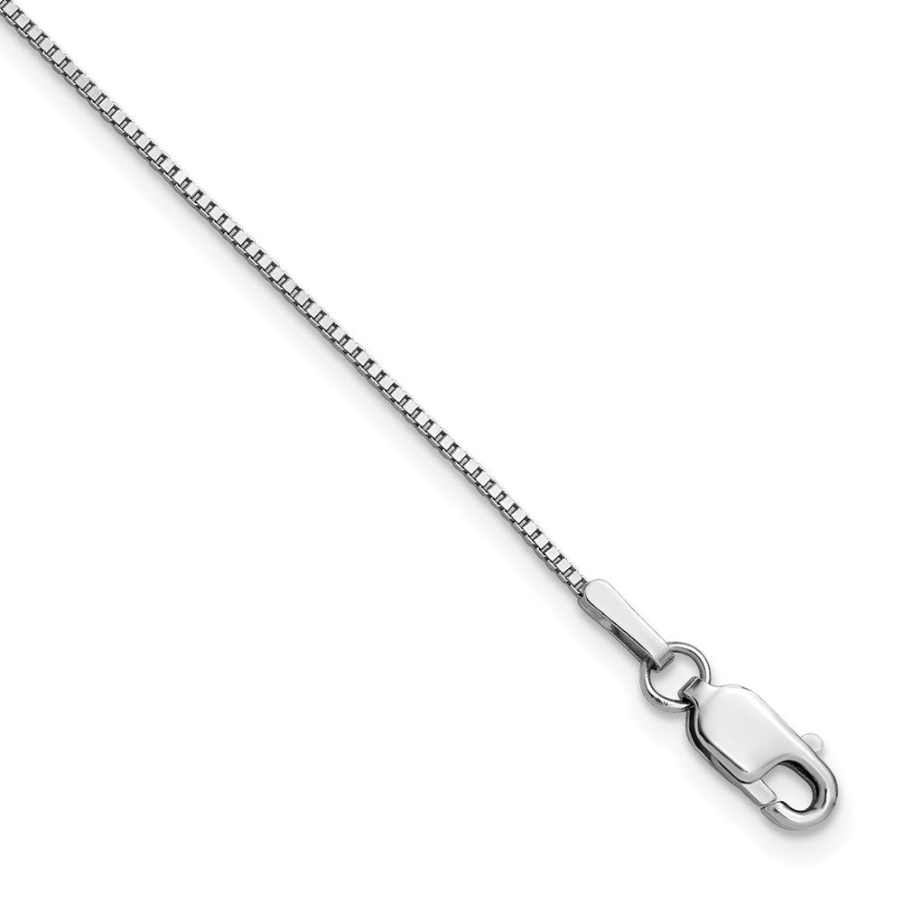 GC 14K White Gold 18 inch .95mm Box with Lobster Clasp Chain