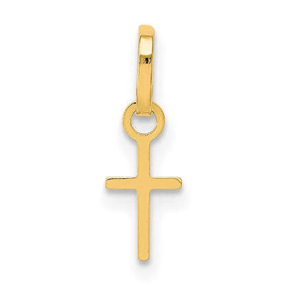 GCM 14k Tiny Cross Charm