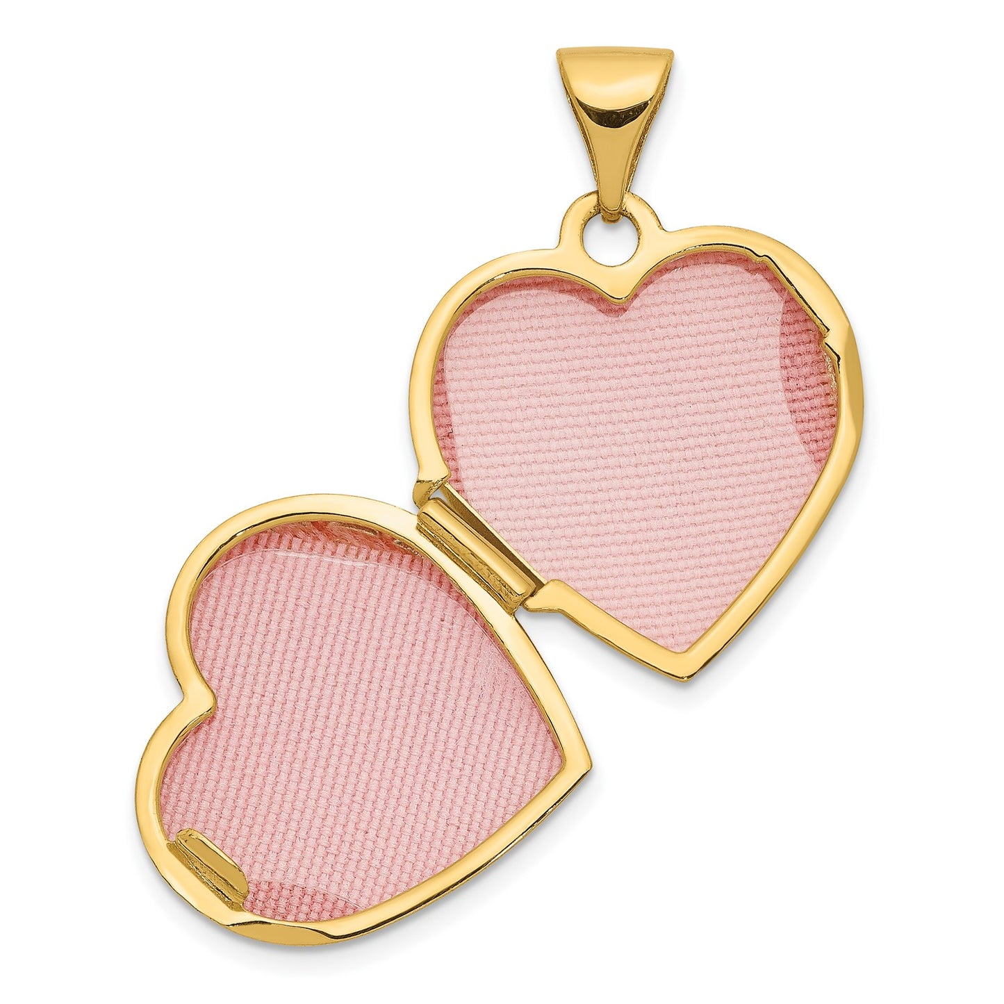 14k 15mm Floral Heart Locket