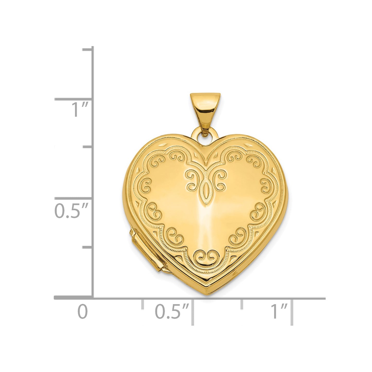 14k Heart Locket