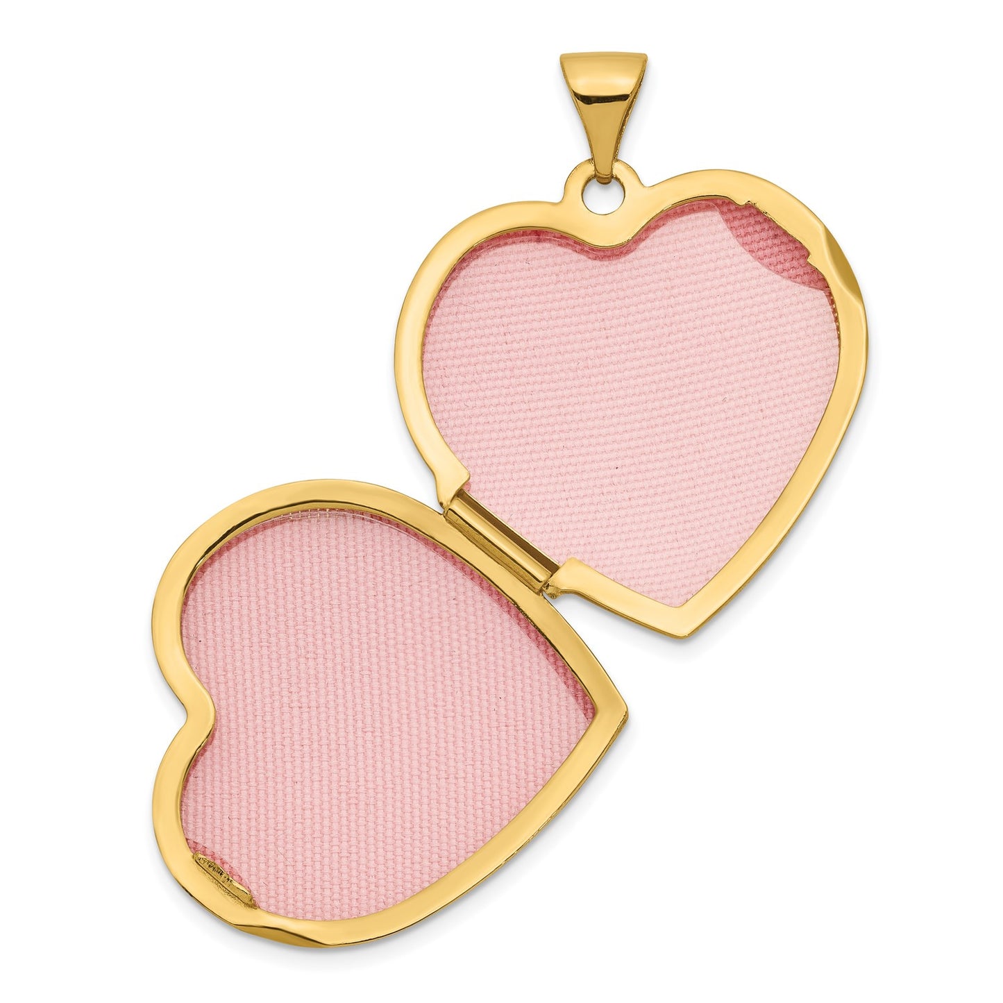 14k 21mm Heart Domed Locket