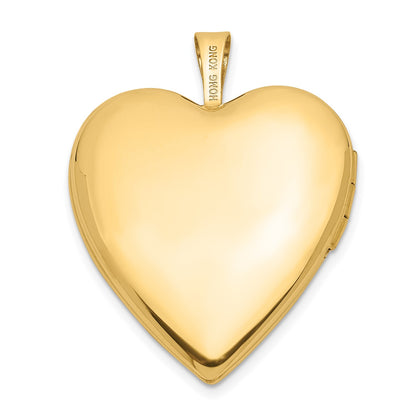 14K 20mm Diamond Heart Locket