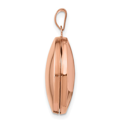 14k Rose Gold 20mm Round Locket