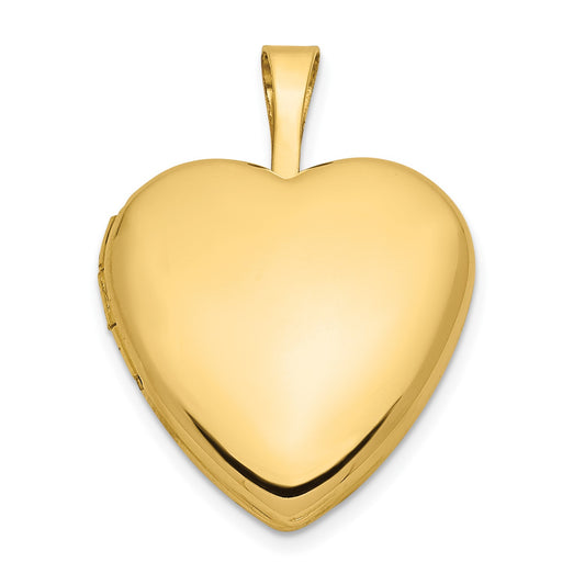 14k 16mm Heart Locket