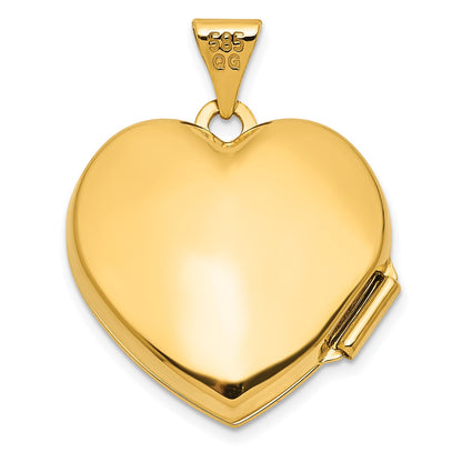 14K and White Rhodium Diamond 18mm Always My Mom Heart Locket