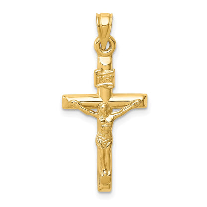 GP 14k Hollow Crucifix Pendant