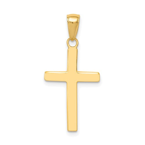 GCM 14k Polished Cross Charm