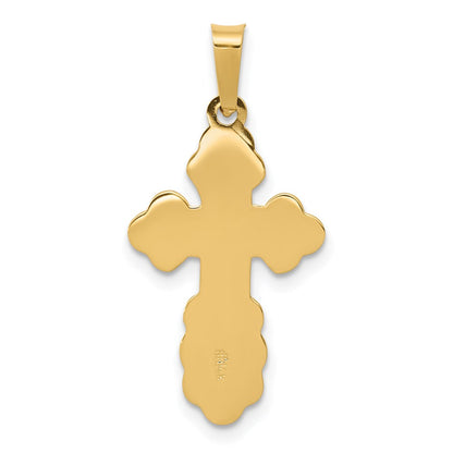 GCM 14k Eastern Orthodox Cross Charm